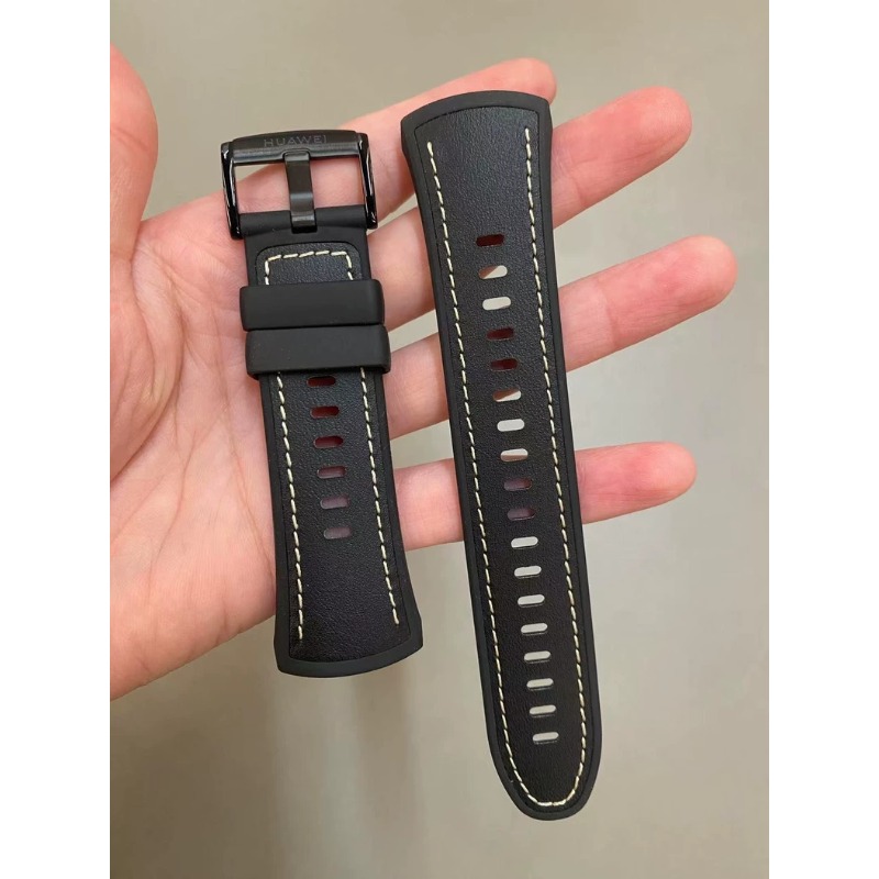HUAWEI Strap Black Genuine Lea - Leather Strap Quick Release ulasan dan harga