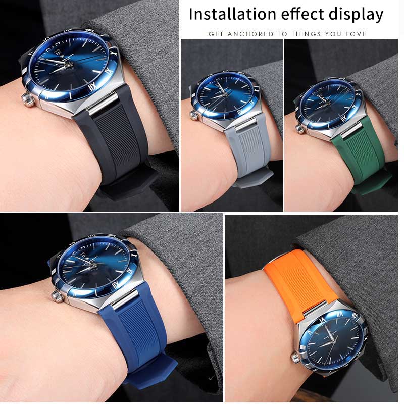 Notched silicone rubber watch  - Rubber Strap Diver ulasan dan harga