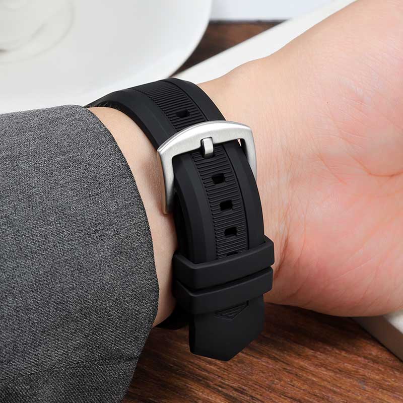 Notched silicone rubber watch  - Rubber Strap Diver ulasan dan harga