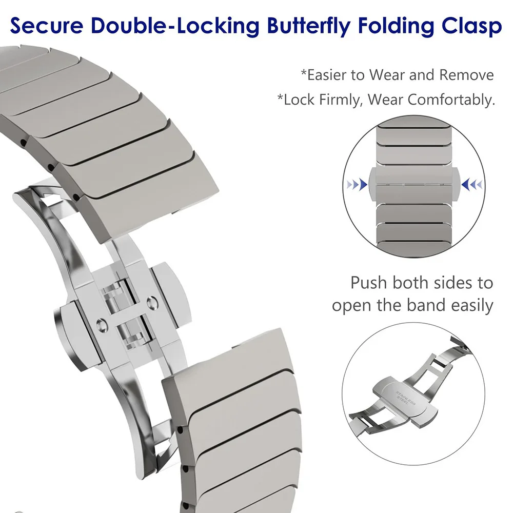 stainless Steel Band For Apple - Milanese Loop Magnetic ulasan dan harga