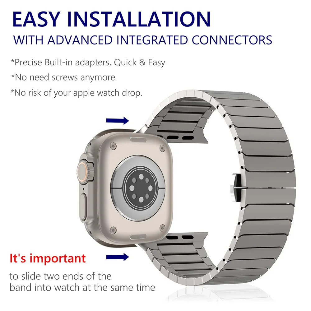 stainless Steel Band For Apple - Milanese Loop Magnetic ulasan dan harga