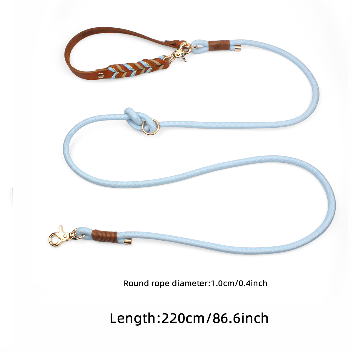 Genuine Leather Dog Leashes Mu - Leather Strap Quick Release ulasan dan harga