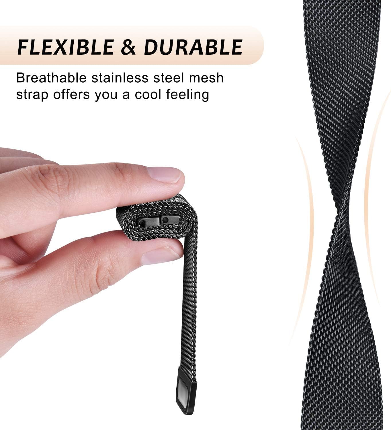 14mm Milanese Loop For Garmin  - Milanese Loop Magnetic ulasan dan harga