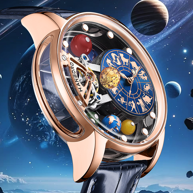 Starry Sky Watch Men's Skeleto - Omega Watch Constellation ulasan dan harga
