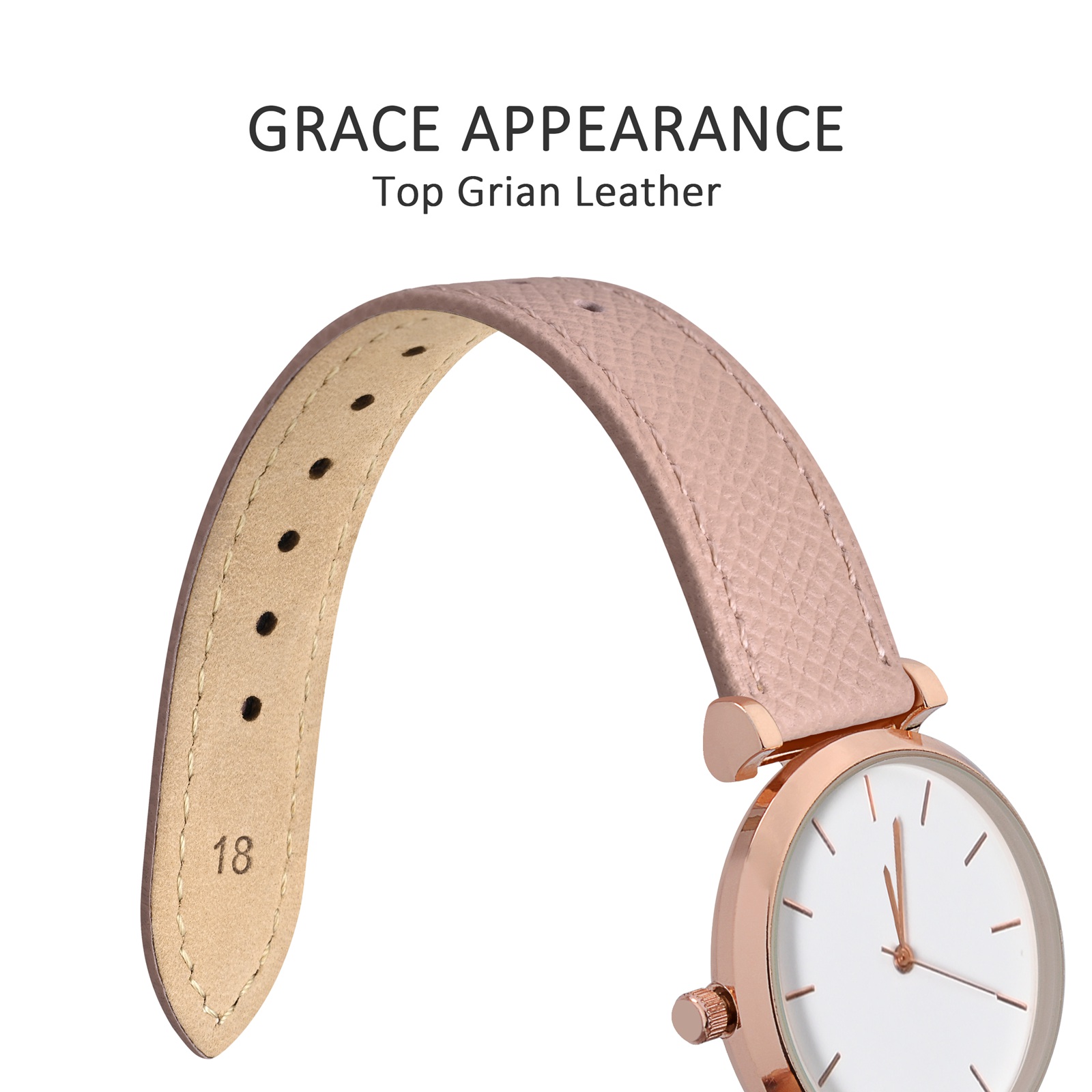 WOCCI Top Grain Leather Watch  - Leather Strap Quick Release ulasan dan harga
