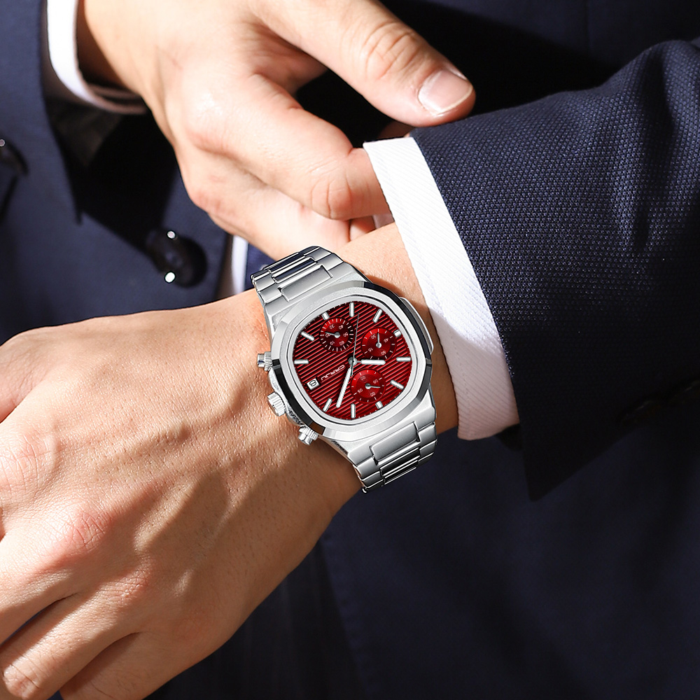 CRRJU Luxury Man Watch Busines - Patek Philippe Watch Nautilus ulasan dan harga